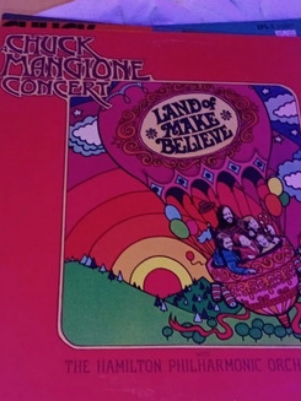 Mercury Land of Make Believe. A Chuck Mangione Concert LP Red & Green